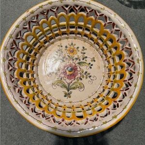 Handcrafted Floral Ceramic Vase